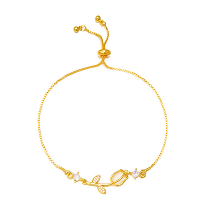 New Adjustable Tulip Bracelet For Women Fashion Special-interest