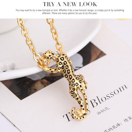 Golden Classic Diamond-studded Animal Costume Matching Set