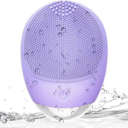 High-Frequency Silicone Facial Cleanser Brush | USB Rechargeable Waterproof Face Device