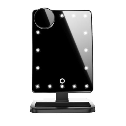 Touch Screen Makeup Mirror – 20 LED Lights & Bluetooth Speaker