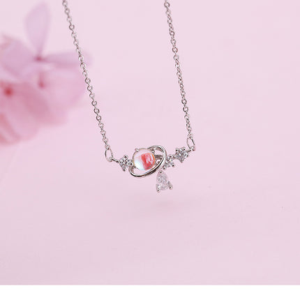Aurora Water Drop Planet Necklace | Sweet & Simple Jewelry for Girls