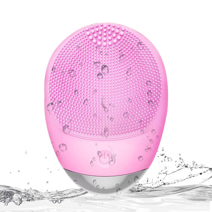 High-Frequency Silicone Facial Cleanser Brush | USB Rechargeable Waterproof Face Device