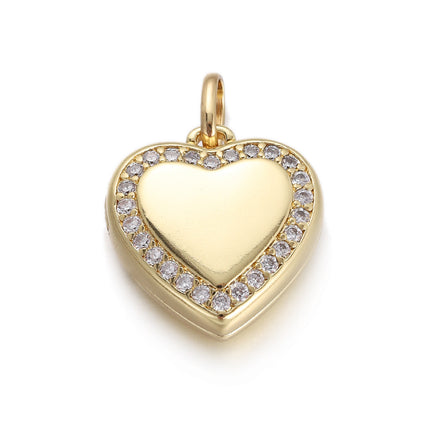 Sun Box Pendant Necklace | Single Pearl Heart Pendant for Women
