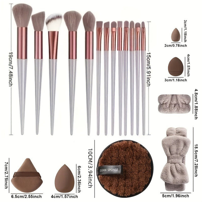 40-Piece Makeup Tool Set | Soft Beauty Blenders & Sponge Puffs for Flawless Application