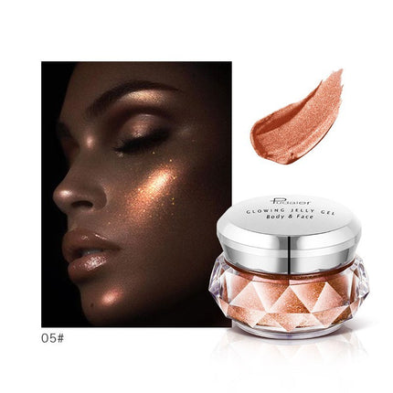 Face Highlighter Jelly Gel Mermaid Eyeshadow Glow Body Glitter