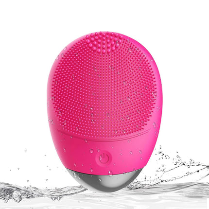 High-Frequency Silicone Facial Cleanser Brush | USB Rechargeable Waterproof Face Device