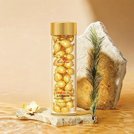 Portable Hair Oil Capsules | Travel-Friendly Hair Savior for Silky, Smooth Hair