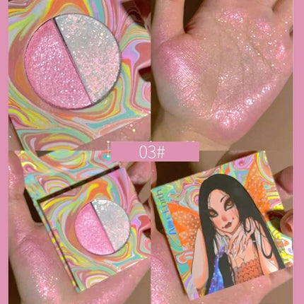 High Gloss Two-Tone Glitter Powder – Silkworm Highlight Cake