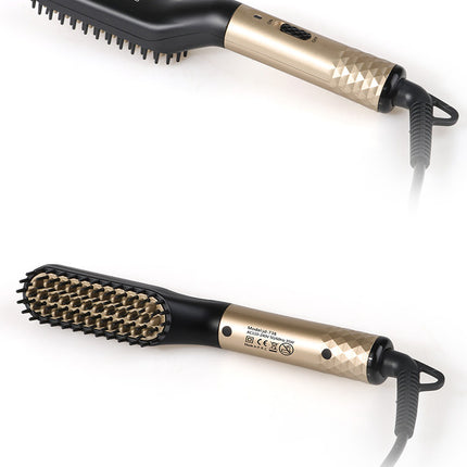 Multifunctional Hair Straightener Hair Comb Brush Men Beard