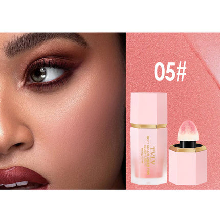 TVLV Velvet Liquid Blush | Long-Lasting Waterproof Six-Color Makeup