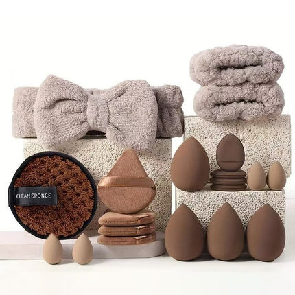 40-Piece Makeup Tool Set | Soft Beauty Blenders & Sponge Puffs for Flawless Application