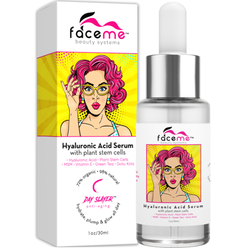 Hydrate, Plump & Glow Serum – Hyaluronic Acid with Swiss Apple Stem Cells, Vitamin C & E for Youthful, Radiant Skin