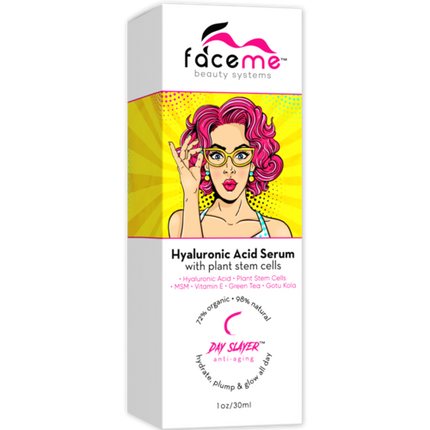 Hydrate, Plump & Glow Serum – Hyaluronic Acid with Swiss Apple Stem Cells, Vitamin C & E for Youthful, Radiant Skin