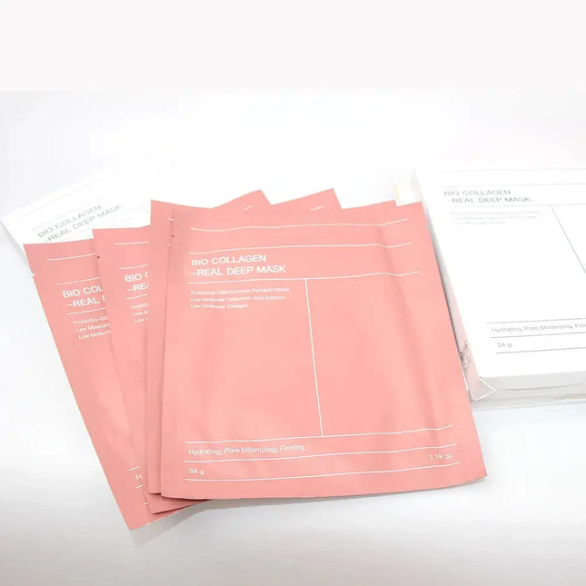 Bio-Collagen Real Deep Mask – Hydrating Overnight Hydrogel Mask 4-Pack Nex Beauty