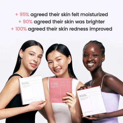 Bio-Collagen Real Deep Mask – Hydrating Overnight Hydrogel Mask 4-Pack Nex Beauty