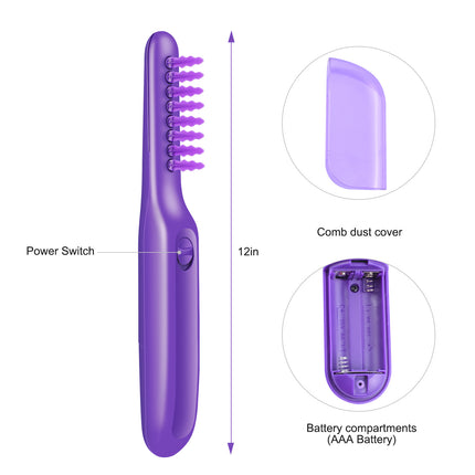 Electric Detangling Brush | Cordless Tangle-Free Hair Comb for Wet & Dry Use