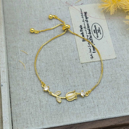 New Adjustable Tulip Bracelet For Women Fashion Special-interest