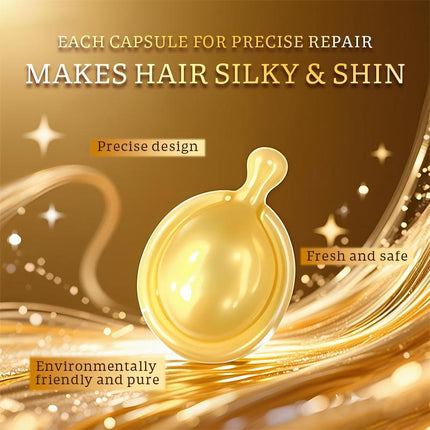 Portable Hair Oil Capsules | Travel-Friendly Hair Savior for Silky, Smooth Hair