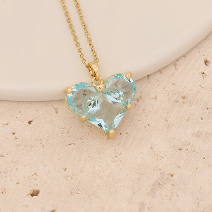 ce Flower Blue Love Pendant | Unique Butterfly Necklace for Women