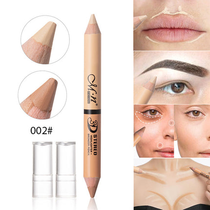 Double-Headed Concealer & Highlighter Pen | Dual-Use Waterproof Makeup