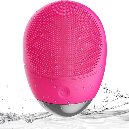 High-Frequency Silicone Facial Cleanser Brush | USB Rechargeable Waterproof Face Device