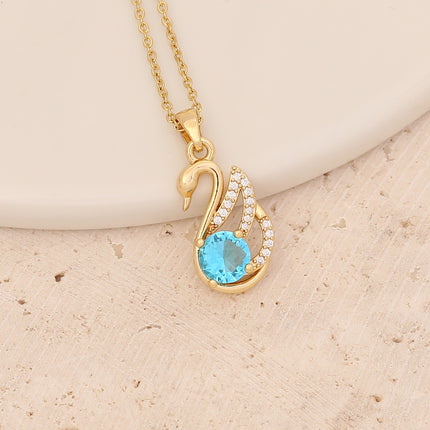 ce Flower Blue Love Pendant | Unique Butterfly Necklace for Women