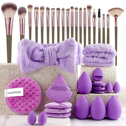 40-Piece Makeup Tool Set | Soft Beauty Blenders & Sponge Puffs for Flawless Application