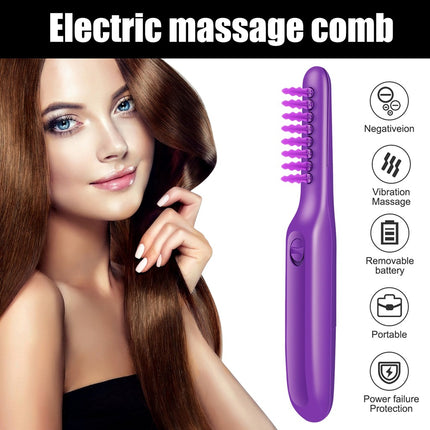 Electric Detangling Brush | Cordless Tangle-Free Hair Comb for Wet & Dry Use