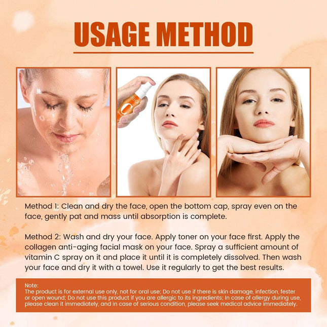 Vitamin C Moisturizing Spray – Hydrate, Firm & Brighten Skin