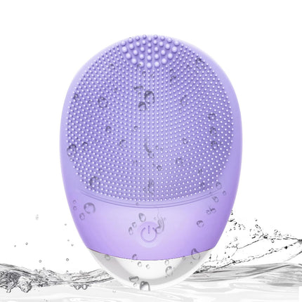 High-Frequency Silicone Facial Cleanser Brush | USB Rechargeable Waterproof Face Device