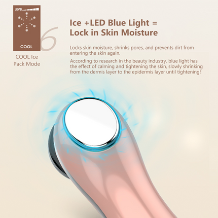 Ultrasonic Facial Beauty Instrument | Deep Cleansing & Lifting