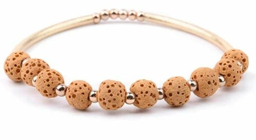 Fuze Body Lava Stone Essential Oil Bracelet – Wearable Aromatherapy for All-Day Relaxation