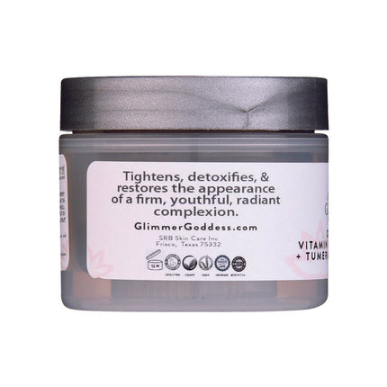 Organic Glow Up Tumeric Vitamin C & E Brightening Face Mask - 2 oz.